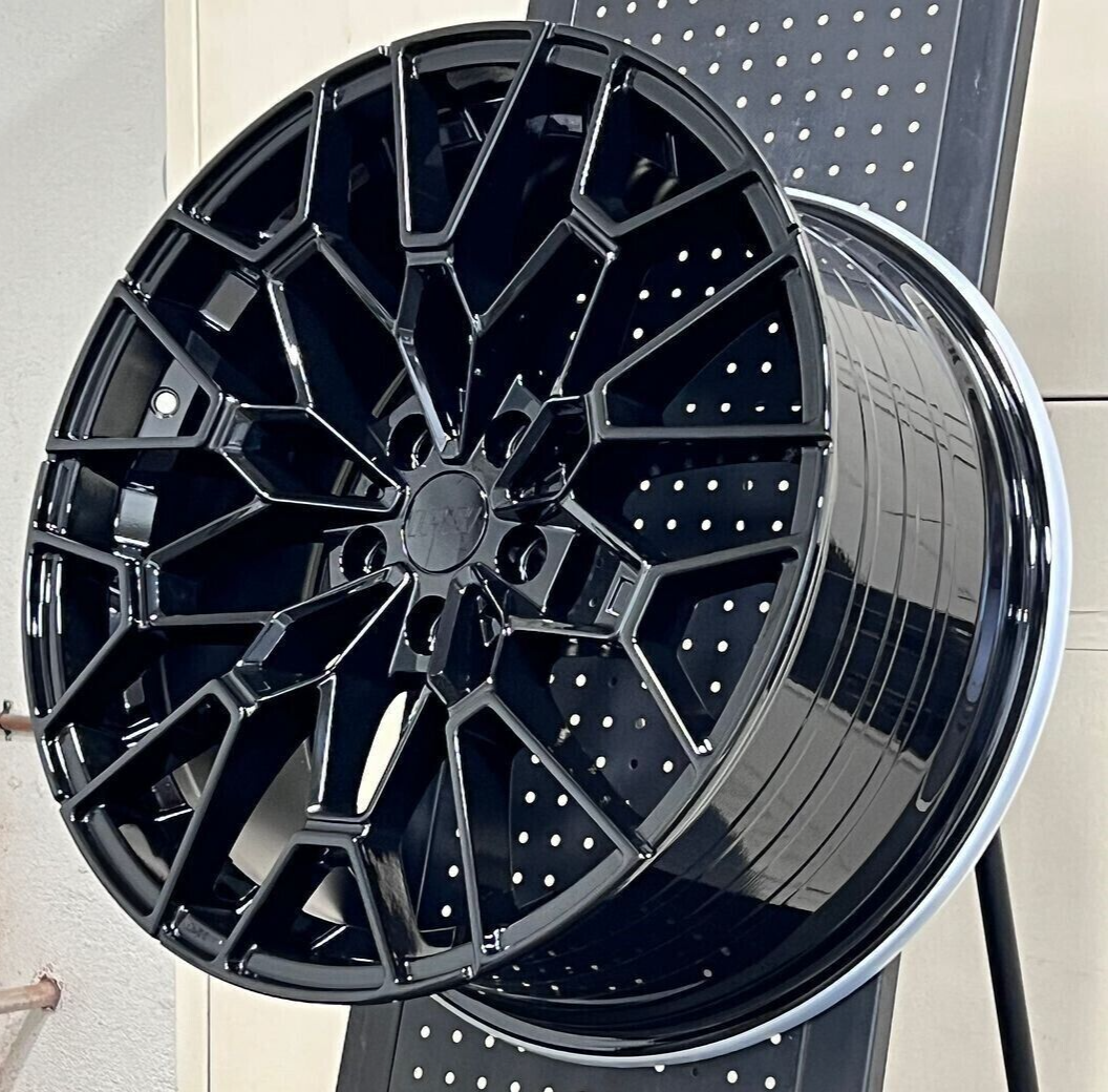 20" Staggered Wheels Fits BMW G20 G21 3 4 SERIES G22 M340i Gloss Black ...