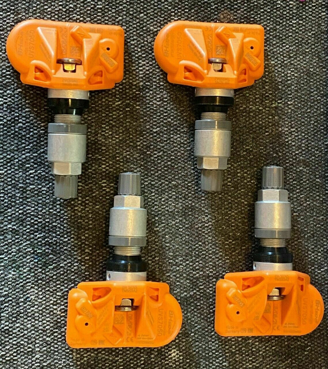 4-Piece Huf RDV021 TPMS Valve Stem Kit – Tire Pressure Monitoring System Replacement, 3-Year Warranty