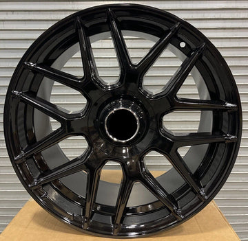 22x10 Wheels For Mercedes G500 G550 G63 G Wagon Gloss Black 22" 5x130 Rims Set 4