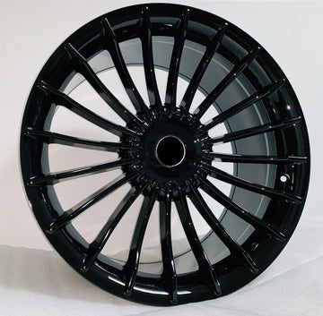 4 PCS 20" B7 STYLE WHEELS FITS BMW E65 E66 7 SERIES 740 745 750 760 Gloss Black