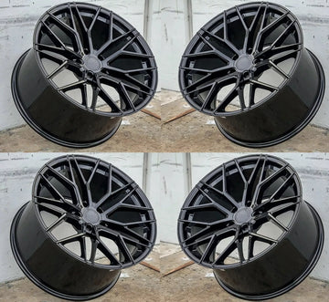 20x10 Avant Garde M520R Black Forged Concave Wheels 20" Rims Fit Audi Allroad B9