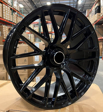 22" Black Wheels Fits Mercedes GLS GLE ML63 GL63 ML550 22x10 5x112 Rims Set 4