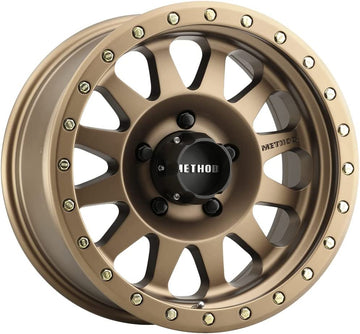 Method Race Wheels MR304 Double Standard Method Bronze Wheel with Aluminum (17 x 8.5 inches /5 x 5 mm, 0 mm Offset) Set of 4
