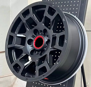 17x7 Wheels Fit 4Runner Tacoma GX460 GX470 6x139.7 +4 Satin Black 17" Rims Set 4