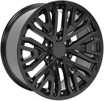 OE Wheels LLC CV37-20090-6550-28B Black Wheel Painted (20 x 9. inches /6 x 139 mm, 28 mm Offset) Set of 4