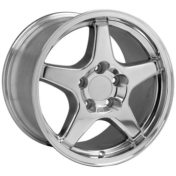 OE Wheels CV01 17x11 5x4.75" +50mm Polished Wheel Rim 17" Inch