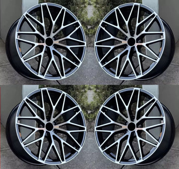 20x9 / 20x10 Staggered Wheels Set For Porsche Macan Base S 20" 5x112 Rims Set 4