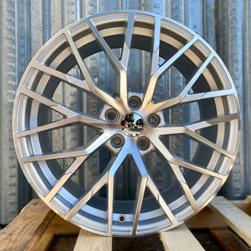 20x9 Silver Wheels For Audi A8 A6 A5 A4 Q5 VW Atlas 20" Rims Set 4  5x112