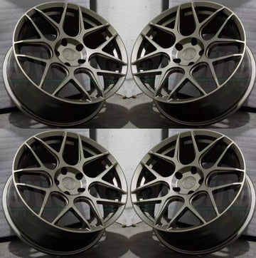 20" Aodhan AFF2 Matte Bronze Wheels 20x9 +32 5x114.3 Rims Set 4