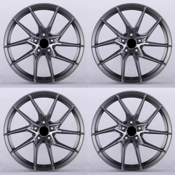 18" Wheels 18x8 5x114.3 +35 for For Honda Civic Accord CR-V Lexus Star Rims Set