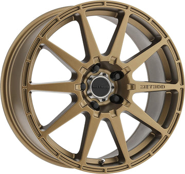 Method Race Wheels 501 RALLY Method Bronze 17x8" 5x100", 42mm offset 6.2" Backspace, Set of 4