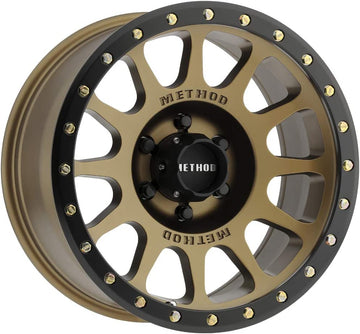 Method Race Wheels MR305 NV Method Bronze-Matte Black Lip Wheel with Aluminum (17 x 8.5 inches /6 x 5 mm, 25 mm Offset) Set of 4