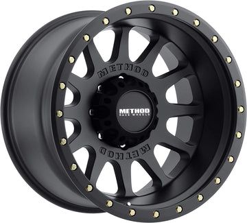 Method Race Wheels 605 NV Matte Black 20x10" 8x170", 24mm offset 4.55" Backspace, Set of 4