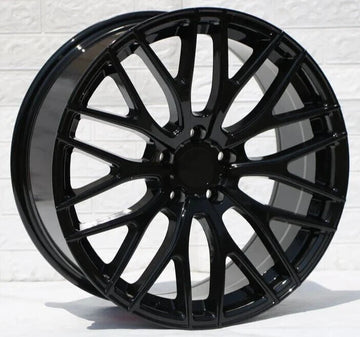 19" WHEELS FOR HONDA ACCORD SPORT CIVIC SI GLOSS BLACK 19x8.5 5x114.3 RIMS SET 4