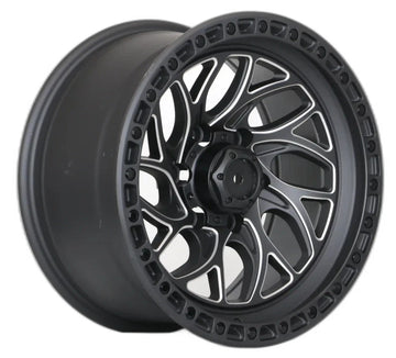 17x9 +0 Satin Black Wheels For LIFTED Toyota 4Runner Tacoma 17" 6x139 Rims Set 4