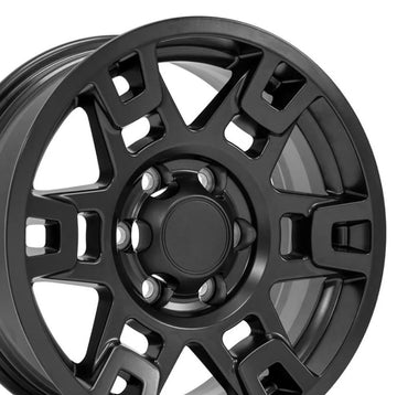 17" Matte Black Wheels Fits Toyota 4Runner Tacoma Tundra FJ Cruiser 6x139 17x7