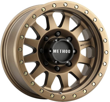 Method Race Wheels MR304 Double Standard Method Bronze Wheel with Aluminum (17 x 8.5 inches /8 x 170 mm, 0 mm Offset) Set of 4