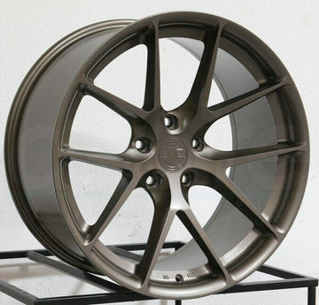 Aodhan AFF7 20" Matte Bronze Wheels 20x9 +30 20x10.5 +35 5x120 Rims Set 4