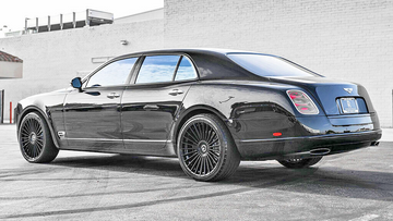 24” RF22 GLOSS BLACK WHEELS RIMS FOR ROLLS ROYCE PHANTOM 24x9 & 24X10 5x120