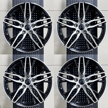 SET (4) 19" NEW HYBRID SPORT HFP STYLE BLACK FITS HONDA ACCORD SPORT RIMS WHEELS