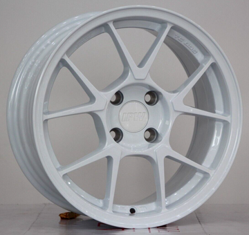 4 Flow Forming 15X7 4X100 +35 WHITE WHEELS JDM TYPE R FITS HONDA CIVIC EG EK