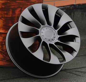 4 PCS 20" WHEELS FOR TESLA MODEL 3 Y 20x9 5x114.3 +34 SATIN GUNMETAL RIMS SET