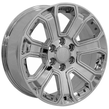 OE Wheels CV93B 22x9 6x5.5" +24mm Chrome Wheel Rim 22" Inch