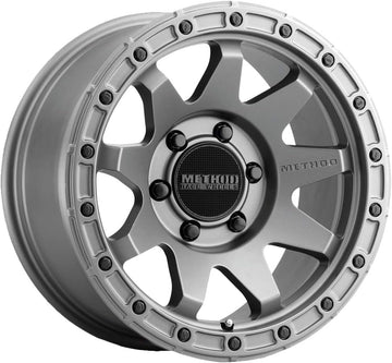 Method Race Wheels MR317 Titanium Wheel with Aluminum (20 x 9. inches /6 x 5 mm, 0 mm Offset) Set of 4