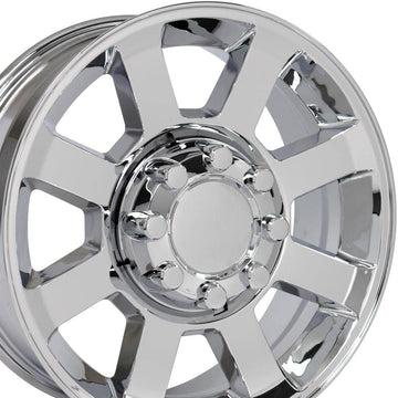 OE Wheels LLC 20 inch Rim Fits Ford 8 Lug Super Duty Wheel FR78 20x8 Chrome Wheel Hollander 3693, Set of 4