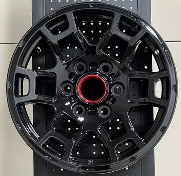 17x7 Wheels Fit Toyota 4Runner Tacoma FJ 6x139.7 ET4 Gloss Black 17" Rims Set 4