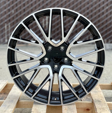 22"  WHEELS FITS PORSCHE CAYENNE GTS TURBO HYBRID 22x10 +48 5x130 SET OF 4