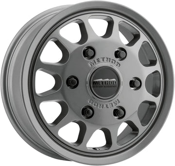 Method Race Wheels 703 Titanium Wheel with Gloss (17 x 7.5 inches /6 x 130 mm, 50 mm Offset) Set of 4