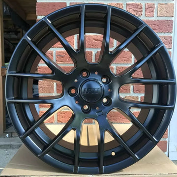 19" STAGGERED SET BLACK COMP STYLE WHEELS FOR BMW E90 F30 F10 19x8.5/9.5 5x120