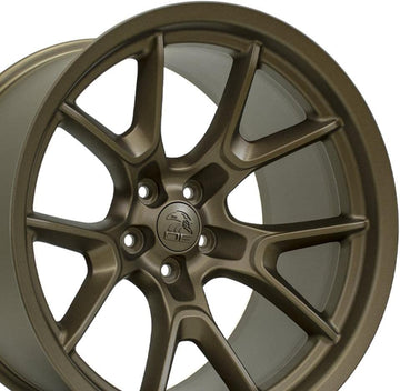 OE Wheels LLC 20 inch Wheel Fits Dodge Charger, Challenger Chrysler 300 DG21 Widebody 20x11 Bronze Wheel, Set of 4