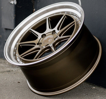 4 PCS 18x9.5 5x114.3 +22 Aodhan DSX Bronze 18 Inch Concave Wheels Set 4