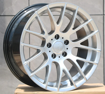 18" Silver Wheels For BMW 330 325 328 335 Z4 18x8 / 18x9 +35 5x120 Staggered Set