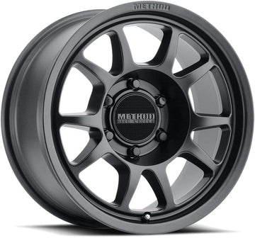 Method Race 702 Custom Wheel - Matte Black Rims - 17" x 8.5", 0 Offset, 6x135 Bolt Pattern, 87mm Hub, Set of 4