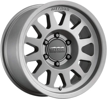 Method Race Wheels MR704 HD Bead Grip Titanium Wheel with Aluminum (17 x 9. inches /8 x 6 mm, 18 mm Offset) Set of 4