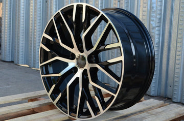 19x8.5 5X112 ET42 CB66.6 Black Machined Rims For Audi TT A4 S4 VM Golf GTI Jetta