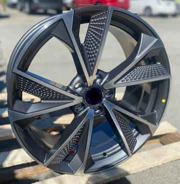 19" Gunmetal Wheels 19x8.5 ET42 66.6 Fit Audi A3 A4 S4 Q3 TT VW Golf GTI Jetta