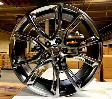 4PCS Rims 20X9.0 5X127 Hyper Black JEEP SRT8 STYLE WHEELS Fits Grand Cherokee