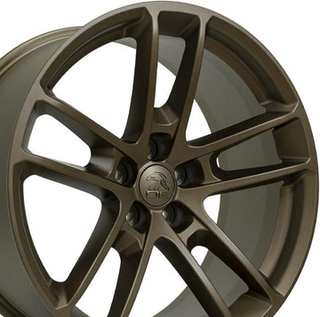 OE Wheels LLC 20 inch Rim Fits Dodge Challenger SRT Wheel DG22 20x9 Bronze Wheel Hollander 2640, Set of 4