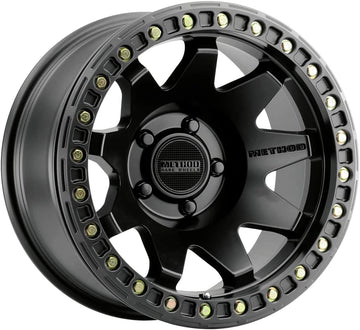 Method Race Wheels MR108 Matte Black Wheel with Aluminum (17 x 9. inches /5 x 5 mm, -44 mm Offset) Set of 4