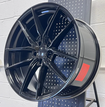 (SET 4) 20" Wheels 20x8.5 +35 5x114.3 Gloss Black CB 73.1 Fit Honda Accord IS250