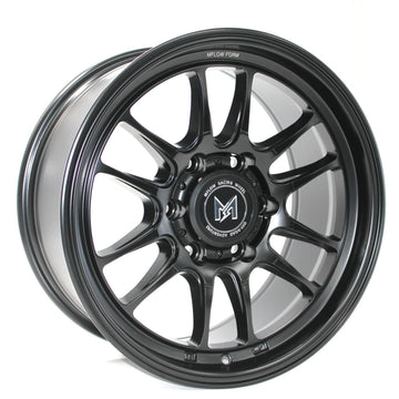17 inch MFlow Wheels MF06 17x8.5 +5 6x139.7 CB106.1 Matte Black Set of 4