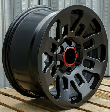 4 PCS 18" Wheels Fit Toyota 4Runner Tacoma FJ 18x8 6x139 +0 Satin Black Rims