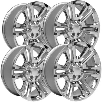 (Set of 4) OE Wheels CV99 20x9 6x5.5" +31mm Chrome Wheels Rims 20" Inch