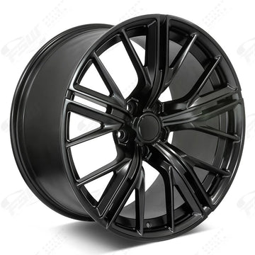 20x10/20x11 Staggered Satin Black 20" Wheels Fit Chevrolet Camaro Chevy Set 4
