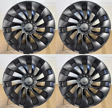 20" Wheels for Tesla Model Y Satin Black 20x9 Rims 5x114.3 New Set of 4