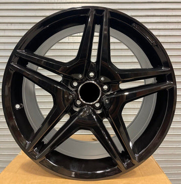 Set 4 19" Wheels For Mercedes S430 S500 S550 E320 GLC 19x8.5 / 19x9.5 +35 5x112